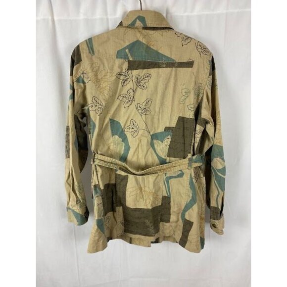 Ruby Rd. Cotton  Military Style  Button Down  Jacket Women's 10 - Picture 2 of 14